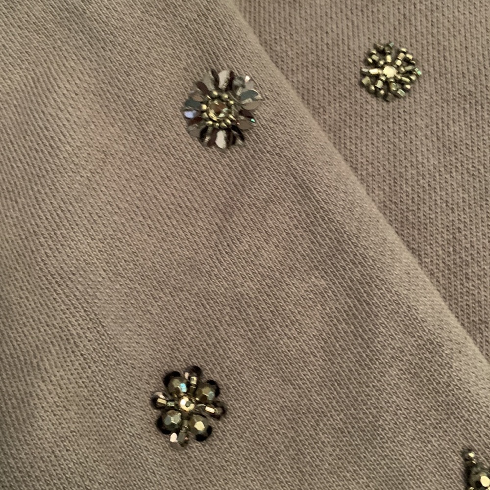 JCrew Sweatshirt - Embellished w/ sequins size Womens XS - Picture 4 of 4